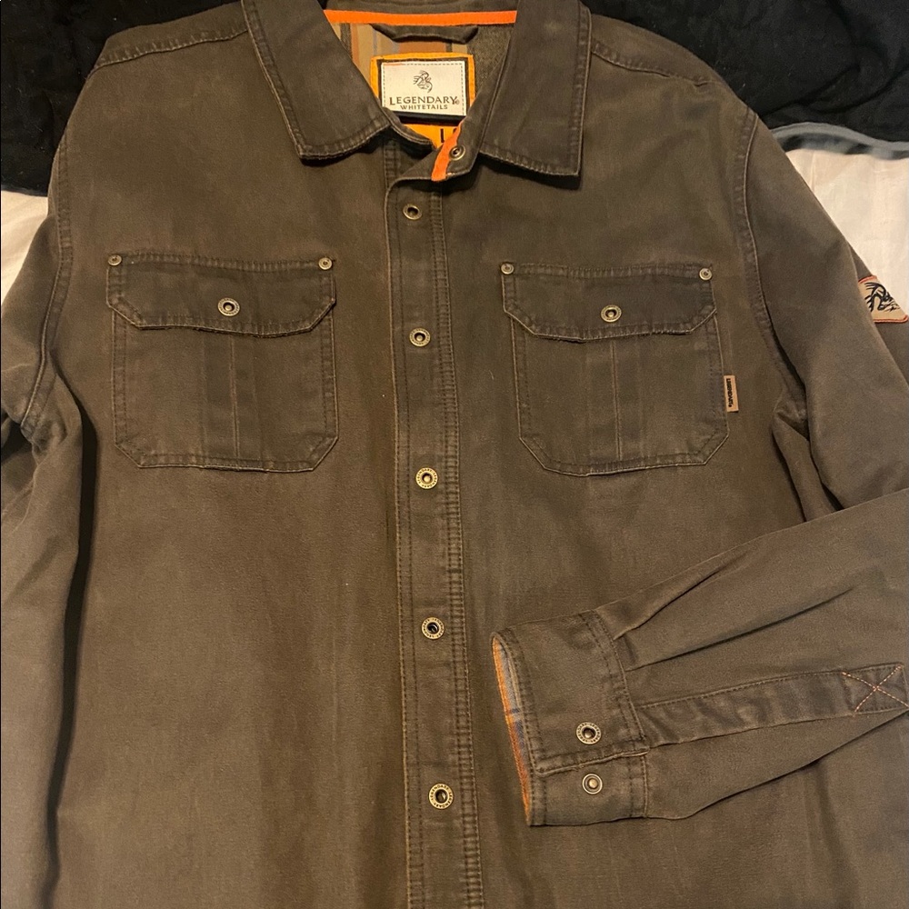 Legendary Whitetails Waxed Canvas Shirt Jacket